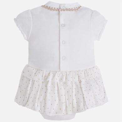 Mayoral Onesie Skirt